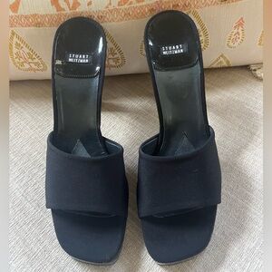 NWOT Stuart Weitzman Black Slip-On Size: 8.5 (these are a narrow)
